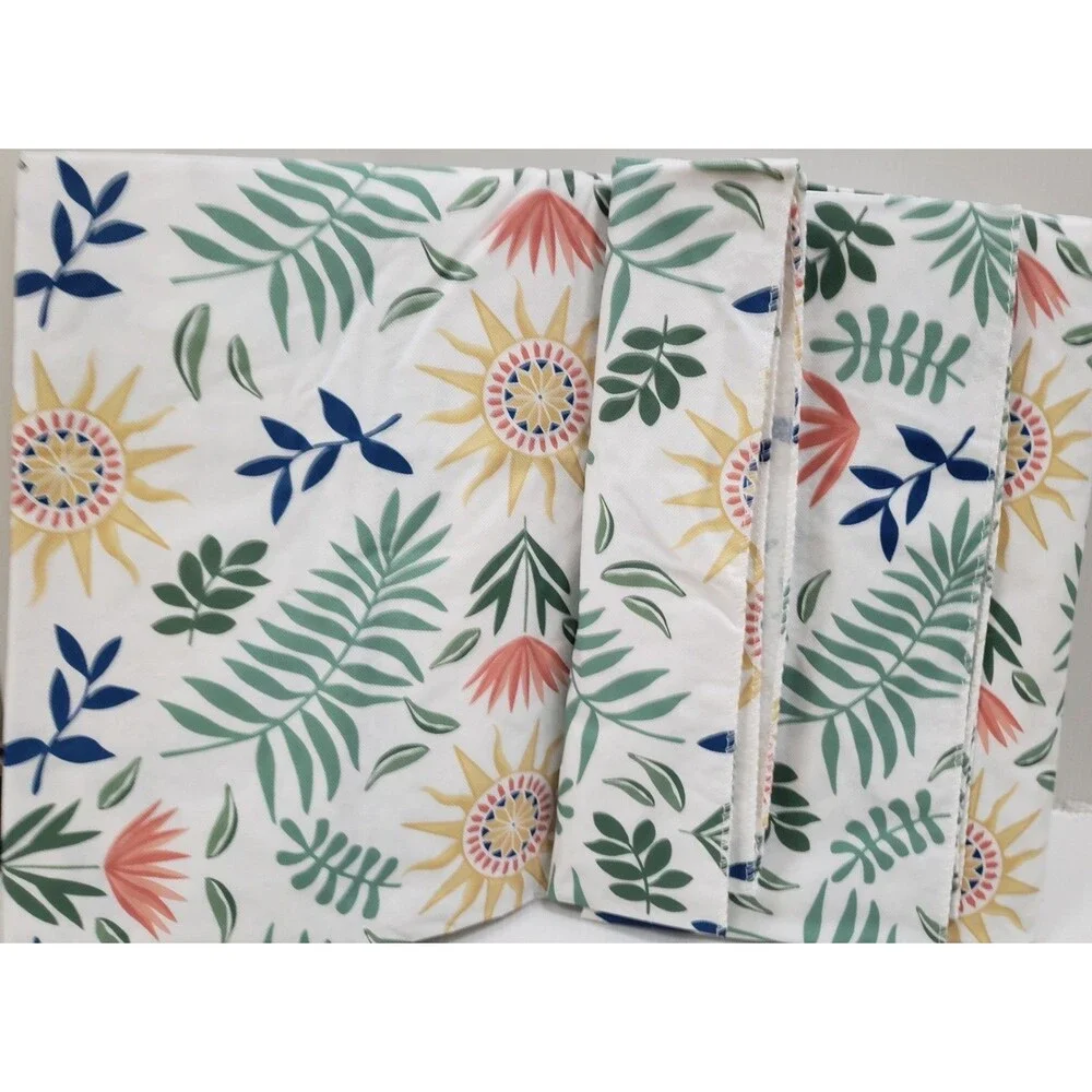 Printed Peva Vinyl Tablecloth, 52
